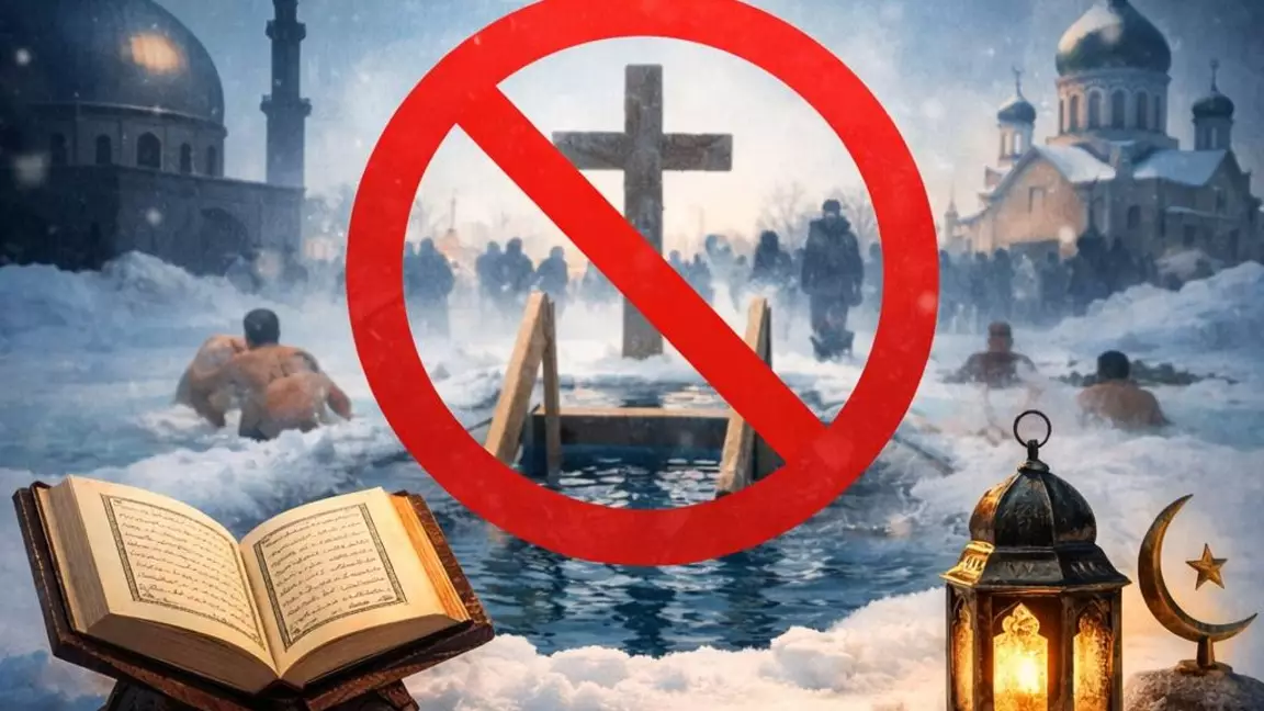 ҚМДБ мұсылмандарға «крещение» суына түсуге тыйым салды