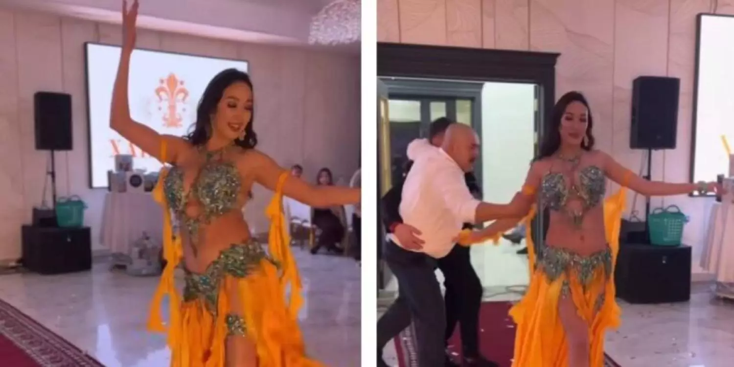 Той үстіндегі жанжал: ер адам бишіні көпшілік көзінше залдан қуып шықты