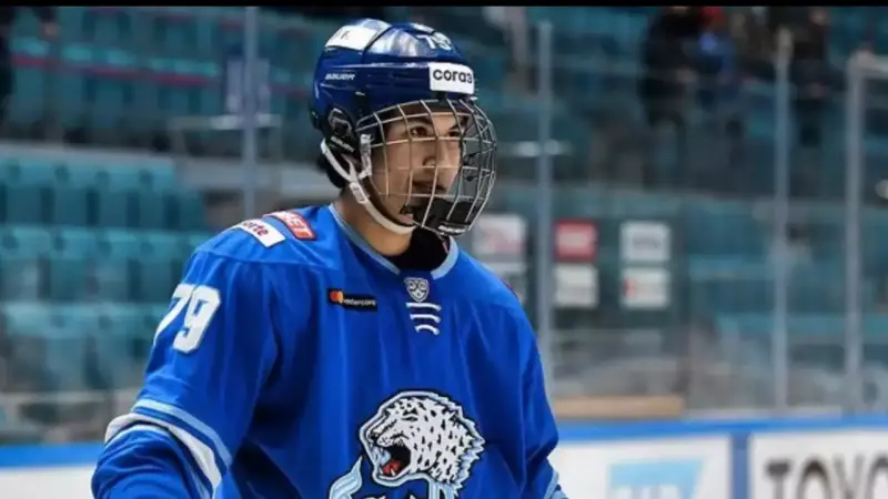 Алдияр Нұрлан Солтүстік Америкада алғашқы шайбасын тіркеді