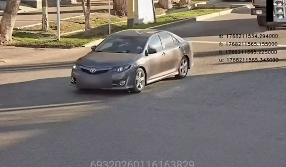 Водитель Toyota Camry 155 раз нарушил ПДД в Жамбылской области (ВИДЕО)