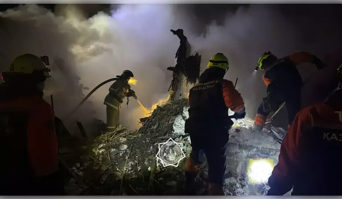 Тело ребенка обнаружили при тушении пожара в СКО