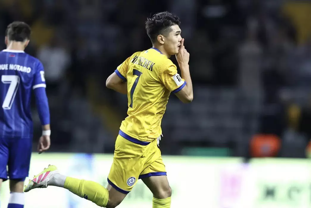 Ғалымжан Кенжебек алғашқы голын тіркеді (ВИДЕО)