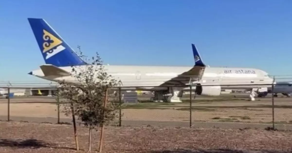 Самолет Air Astana заметили в США 