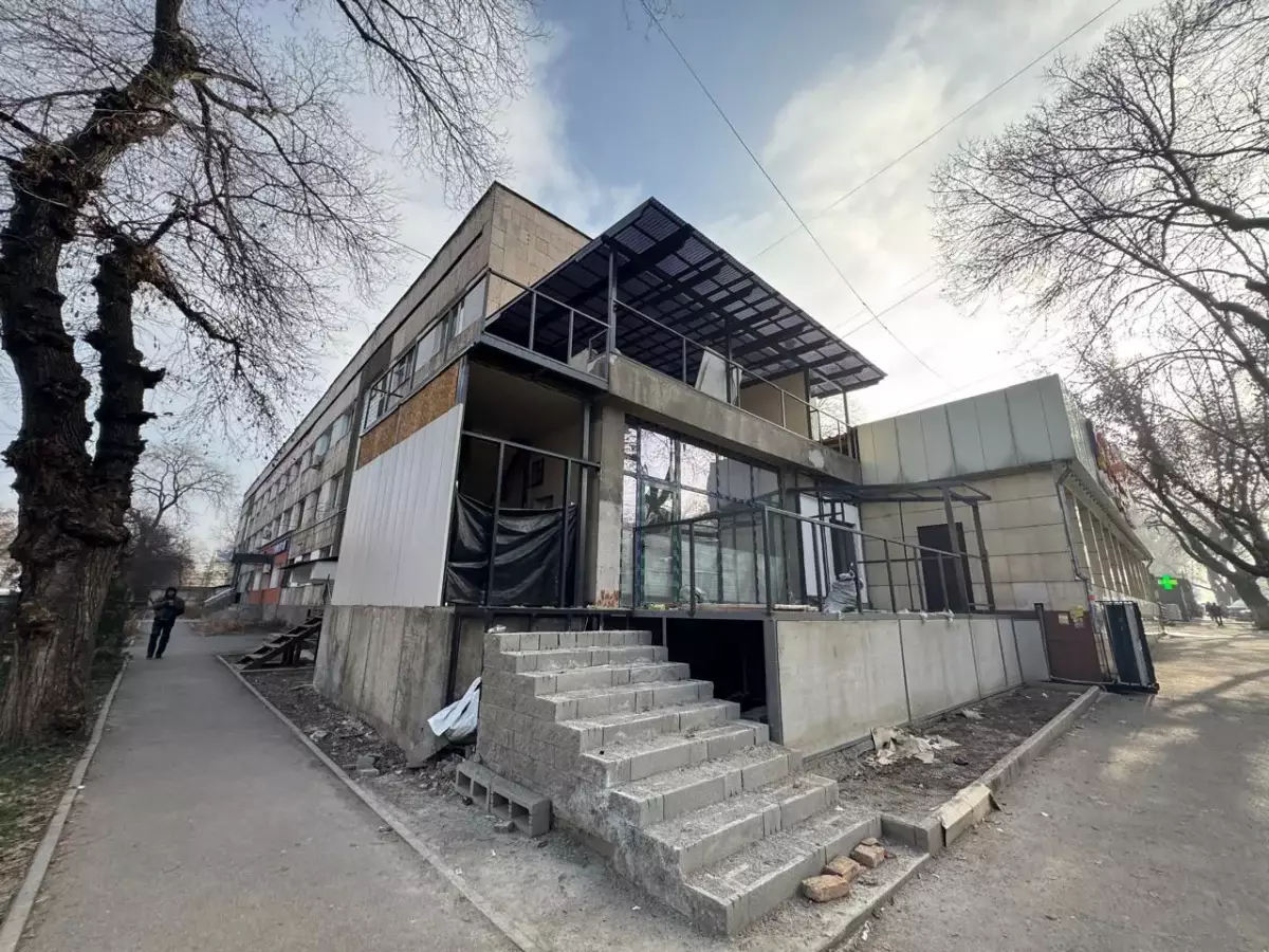 Алматыда көпқабатты тұрғын үйге заңсыз салынған кезекті қосалқы нысан сүрілді