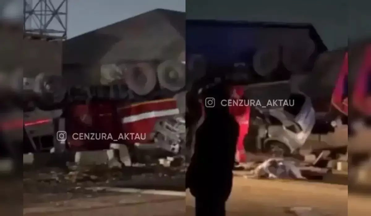 Пожарная машина попала в ДТП в Жанаозене: новые детали