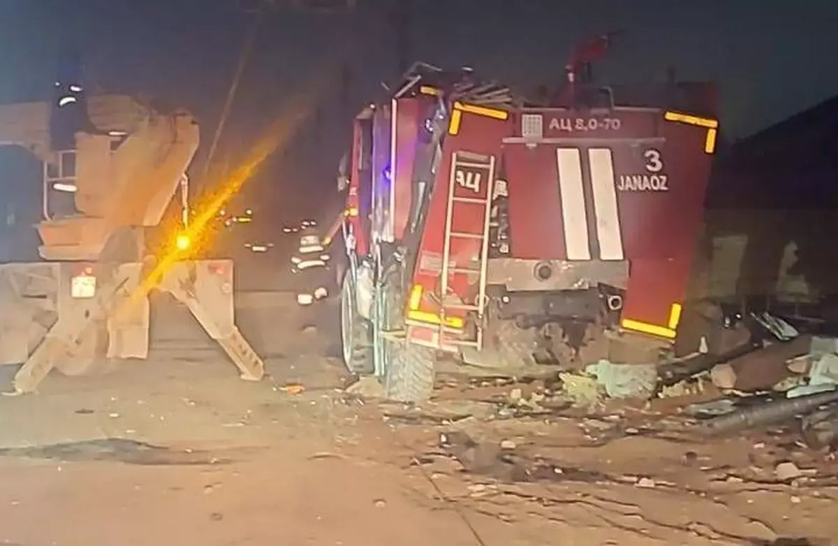 В ДТП с пожарными в Жанаозене погиб 10-летний ребенок - новости на Lada.kz 19.01.2026