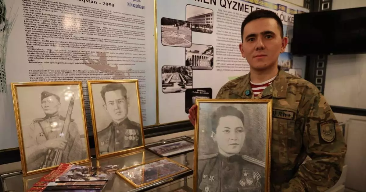  Ерлікке тағзым: Сарбаздар салған батырлар портреті Ұлттық ұлан музейіне қойылды 