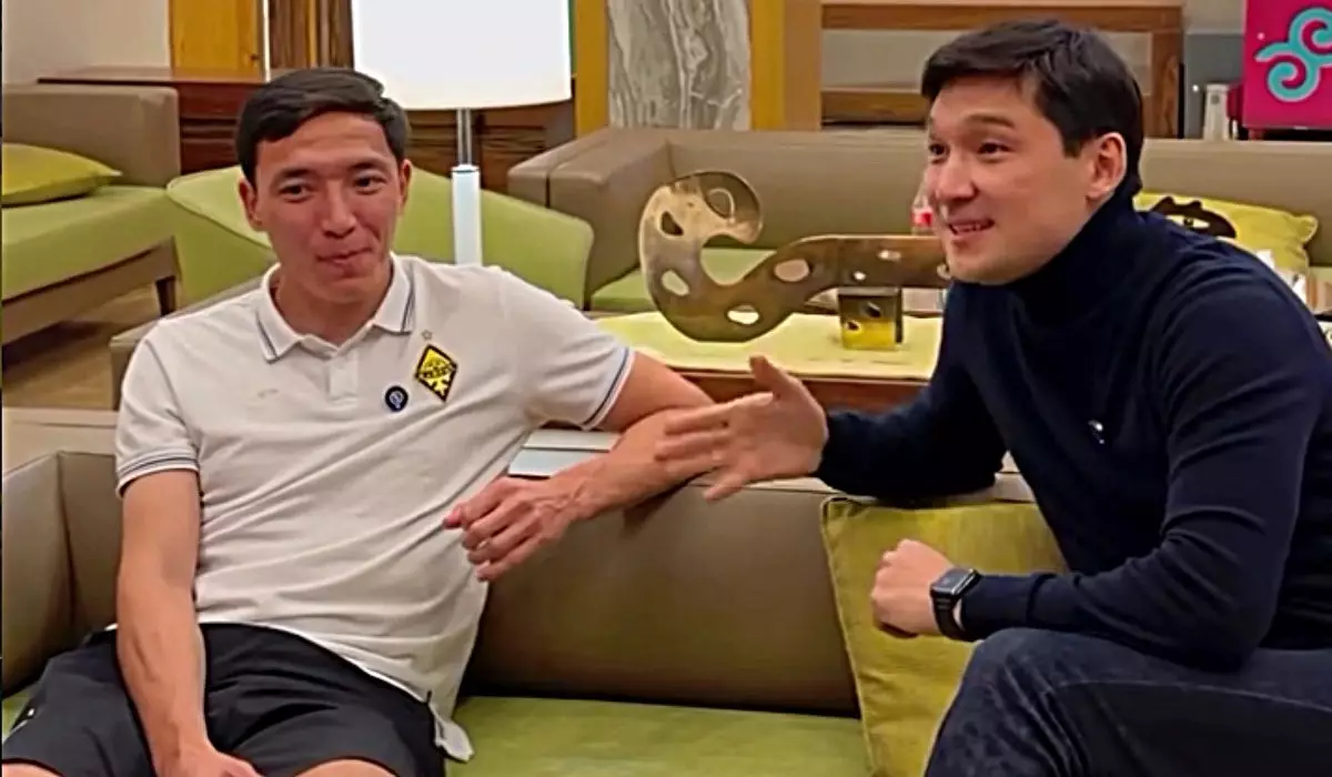 Елдос Ахметов поддержал «Кайрат» перед матчем с «Брюгге»