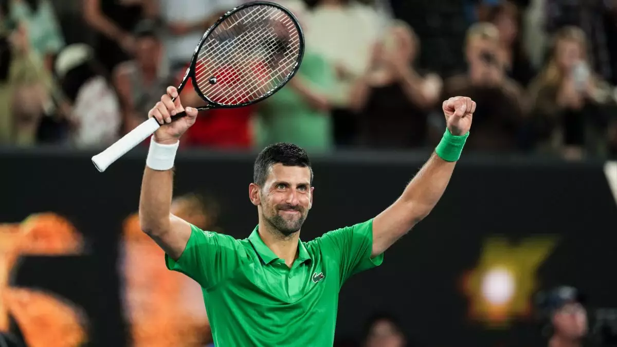 Новак Джокович Australian Open турнирінде 100-жеңісіне қол жеткізді