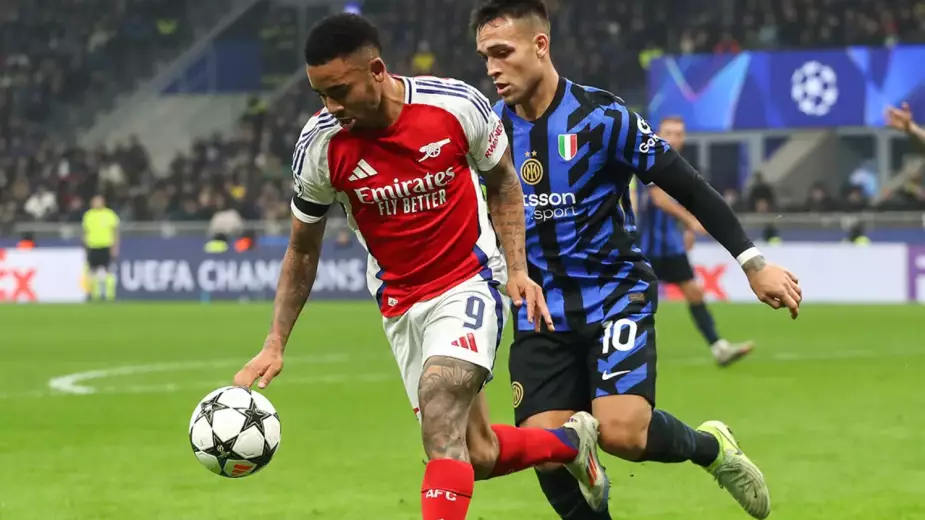 Прямая трансляция матча "Интер" - "Арсенал" в Лиге чемпионов