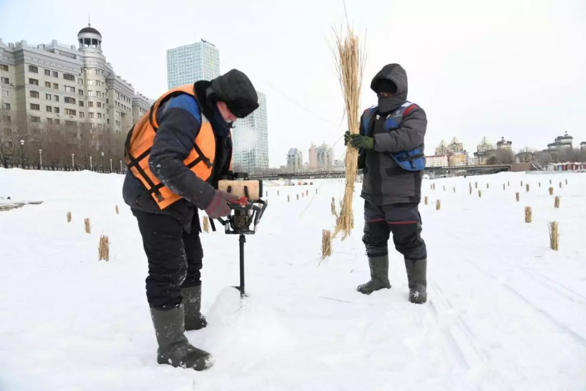 Почему рыба в Есиле рискует погибнуть зимой и как ее спасают в Астане