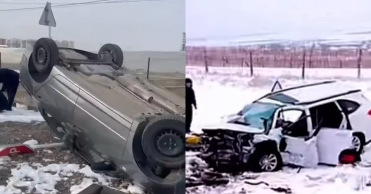  Қайғылы оқиға: Қазығұртта үш адамның өмірін жалмаған жол апаты орын алды (ВИДЕО) 