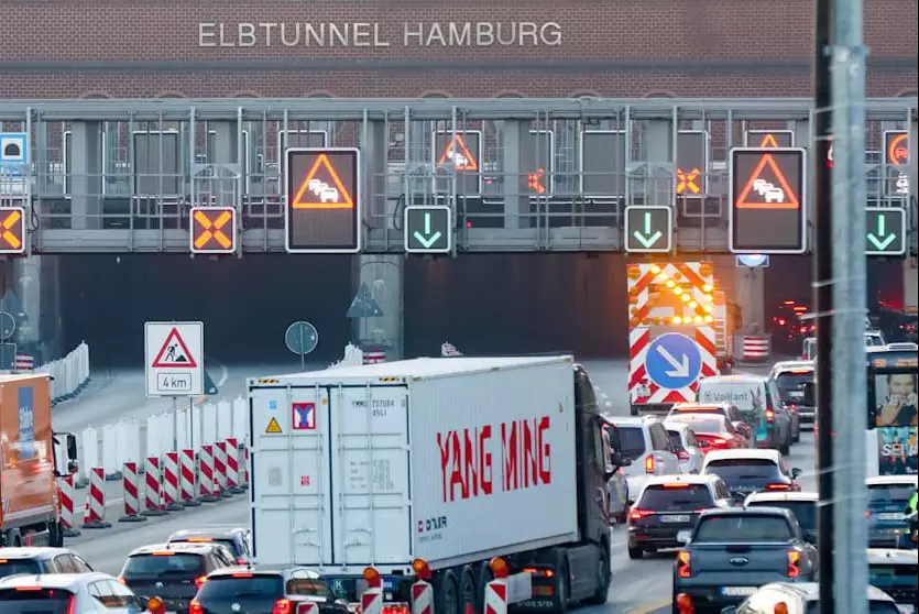 Гамбург парализовали пробки из-за забастовки профсоюза