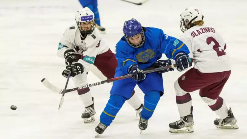 Шайбалы хоккейден аруларымыз әлем чемпионатында ірі жеңіске жетті