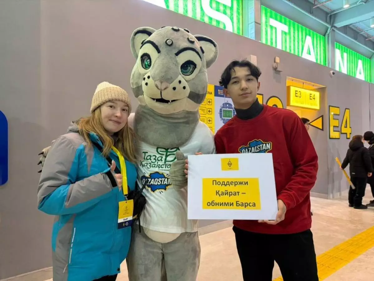 Тазабек удивил болельщиков на матче «Кайрат» - «Брюгге» в Астане