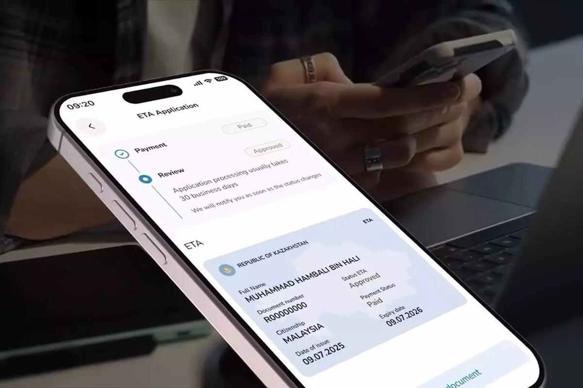 Казахстан запускает электронную туристическую анкету для безвизовых путешественников через мобильное приложение.