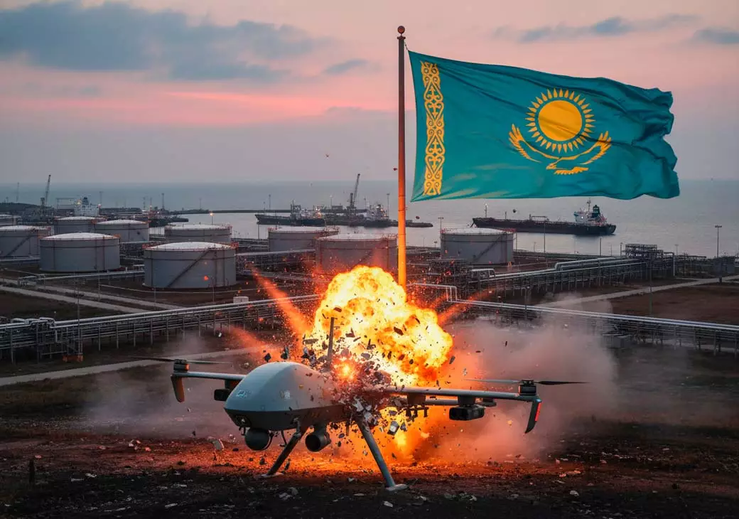 Американский щит не спасает Новороссийск и Казахстан от атак БПЛА.