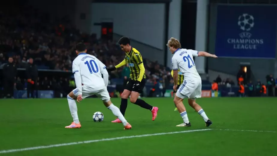 Назван лучший игрок "Кайрата" в матче с "Брюгге" в Лиге чемпионов