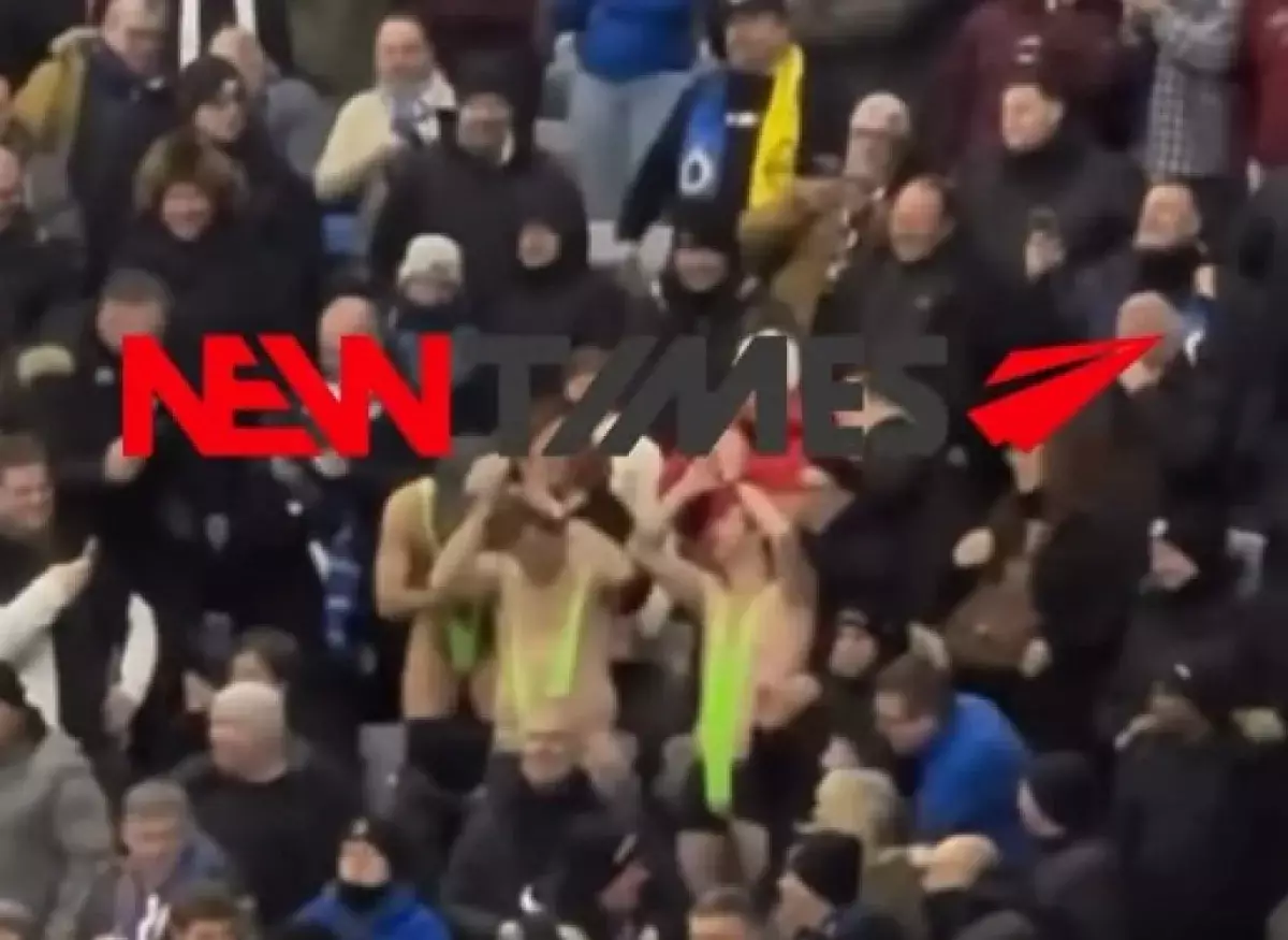 Фанатов «Брюгге» в купальниках «Бората» задержали в Астане