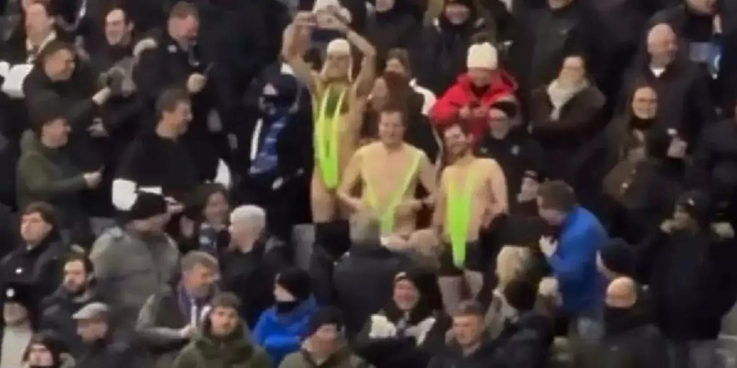 Астанада шетелдік жанкүйерлер матчқа «Бораттың» купальнигін киіп келген (ВИДЕО)