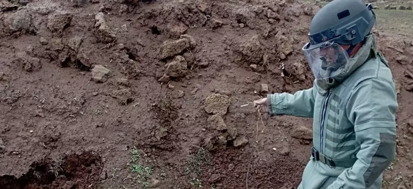 Более 1200 взрывоопасных предметов уничтожили казахстанские саперы на Голанских высотах