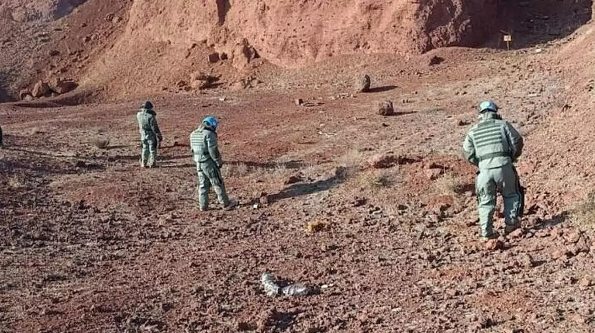 Казахстанские саперы обезвредили более 1200 взрывоопасных предметов на Голанских высотах