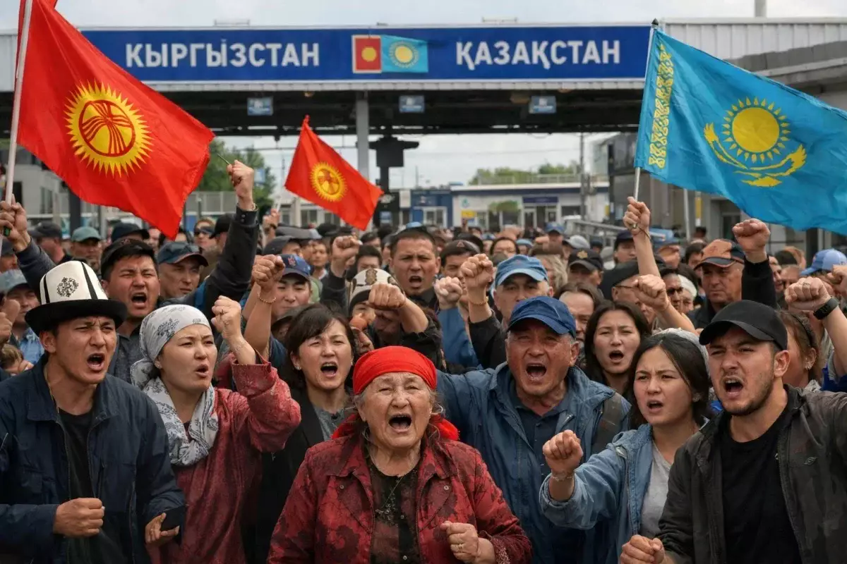 После скандала на границе Казахстана и Кыргызстана открыли круглосуточный пропуск