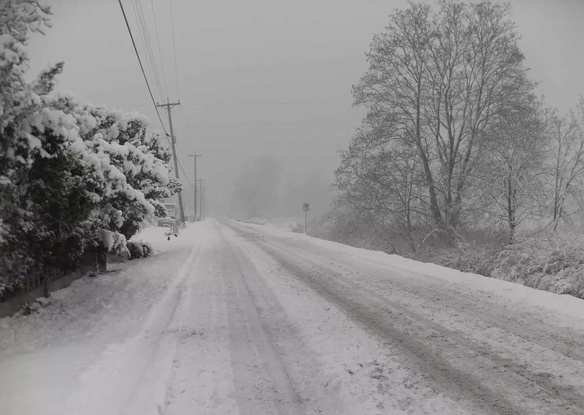 Снег и морозы надвигаются на Алматы
