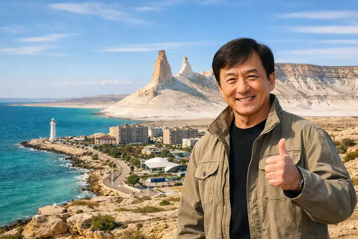 Звёздная миссия: команда Джеки Чана изучает локации Актау - новости на Lada.kz 21.01.2026