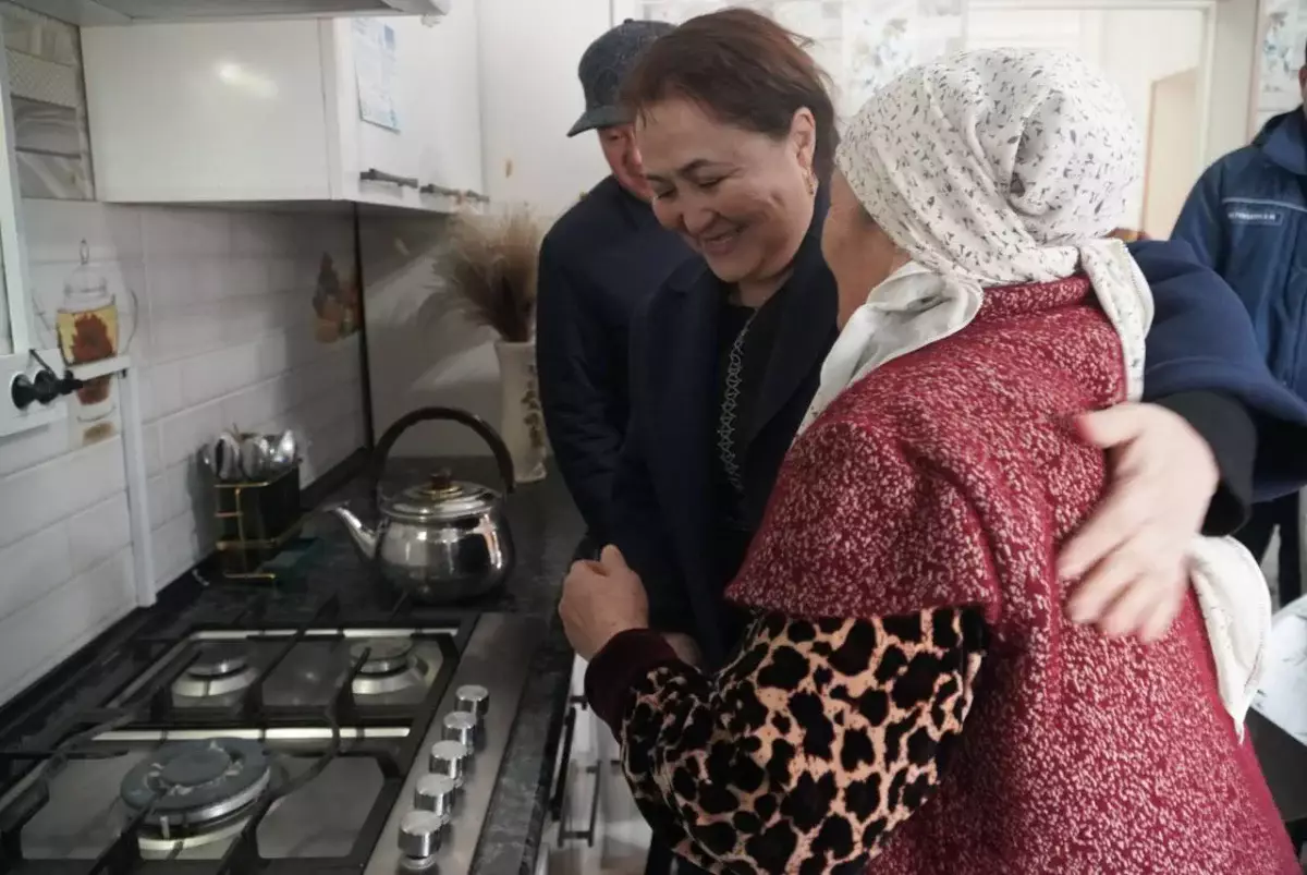 Түркістан облысындағы ауылға табиғи газ берілді