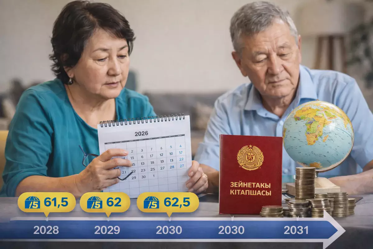Пенсионный возраст в Казахстане: новые правила для мужчин и женщин