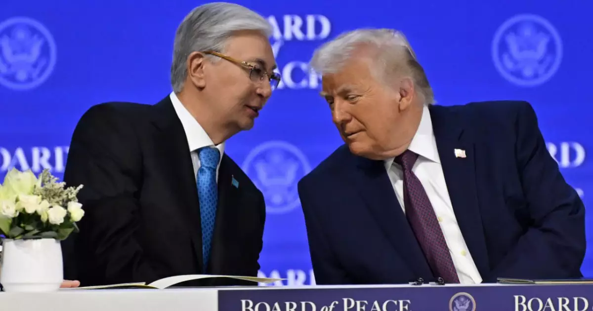  Қасым-Жомарт Тоқаев Бейбітшілік кеңесінің Жарғысына қол қойды 