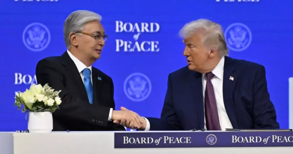  Мемлекет басшысы Қасым-Жомарт Тоқаев АҚШ Президенті Дональд Трамптың бастамасымен құрылған Бейбітшілік кеңесінің Жарғысына қол қойды 
