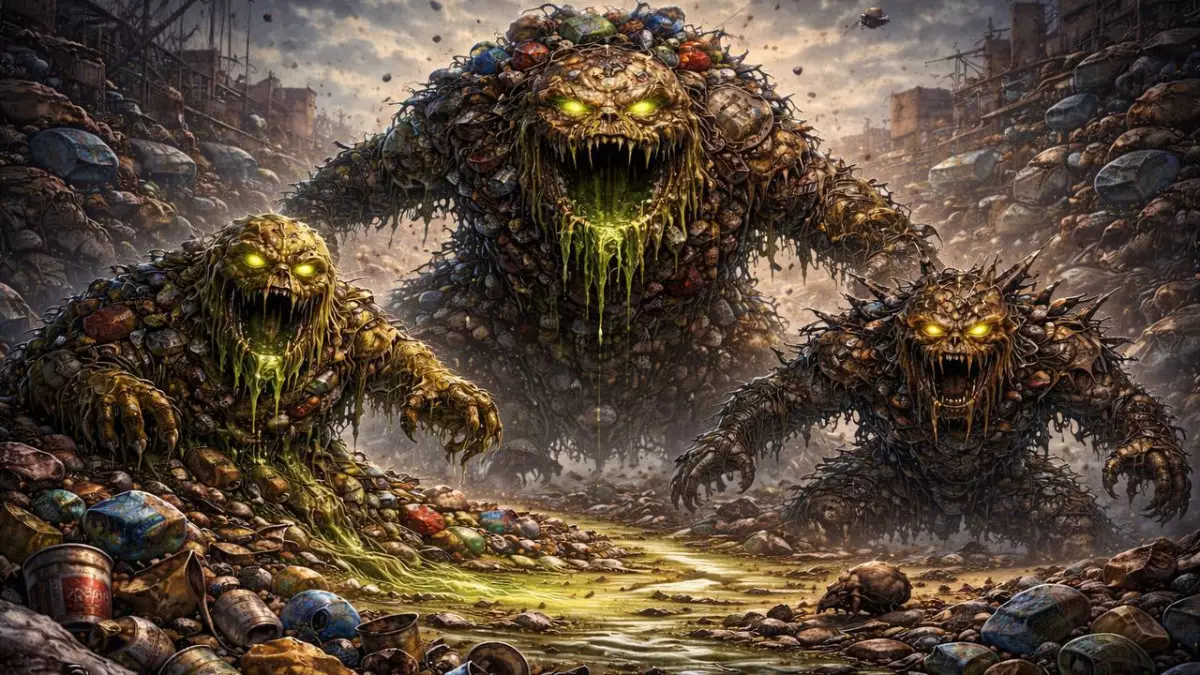 Мир, где людей сбрасывают вместе с мусором: о чём аниме Gachiakuta