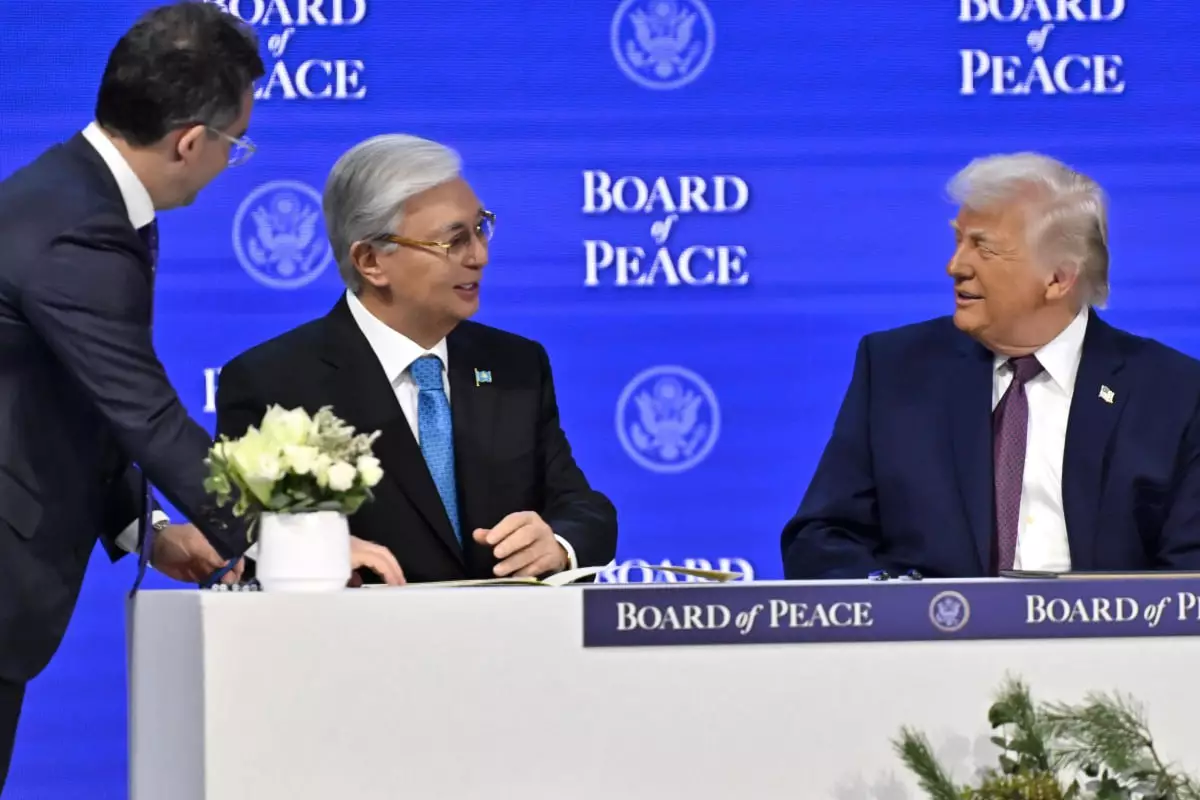 О чем Токаев говорил с Трампом в Давосе