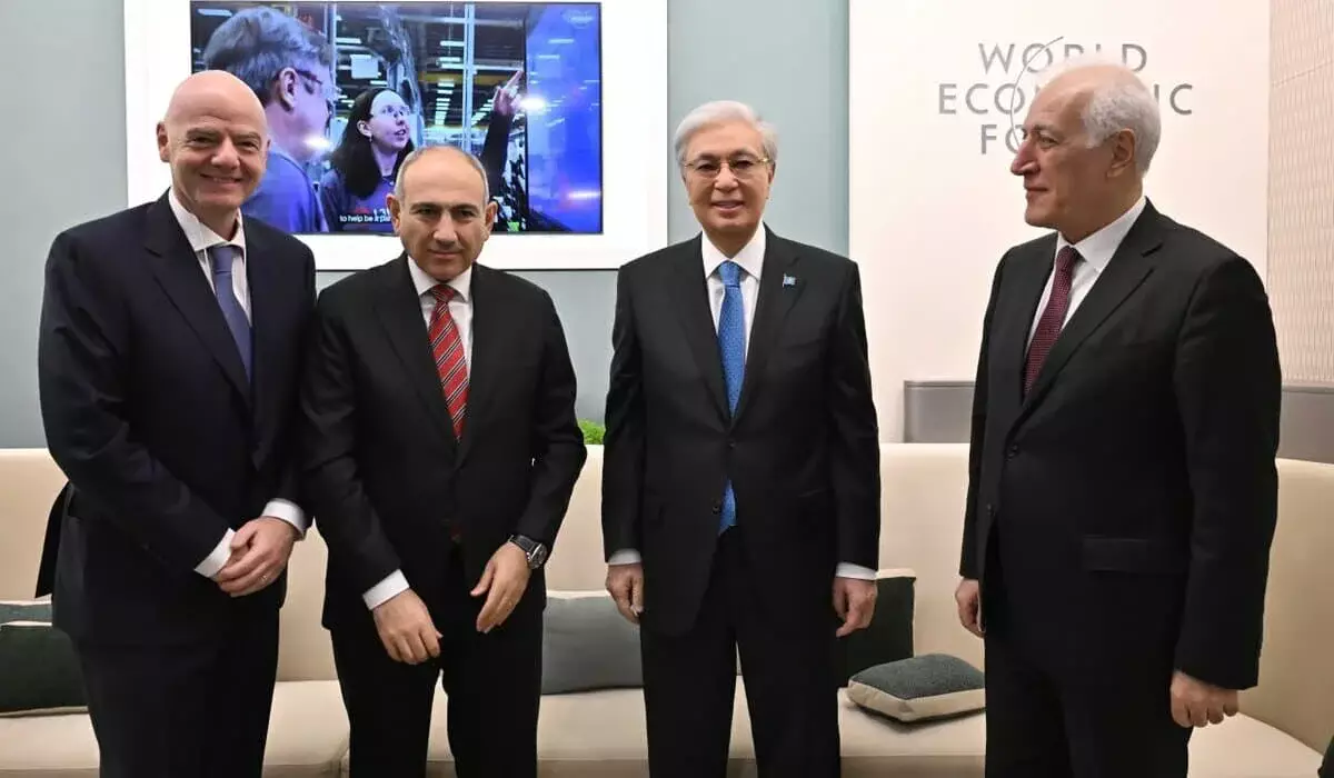 Токаев провел ряд встреч в Давосе (ФОТО)