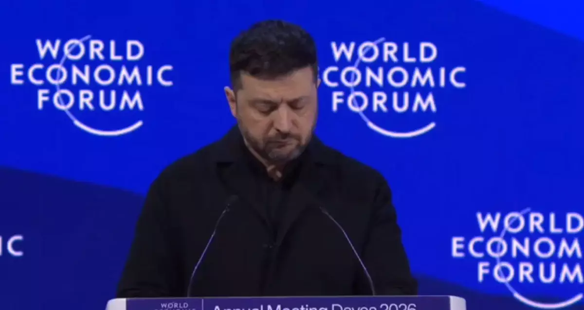 Трамп покинул форум в Давосе во время речи Зеленского