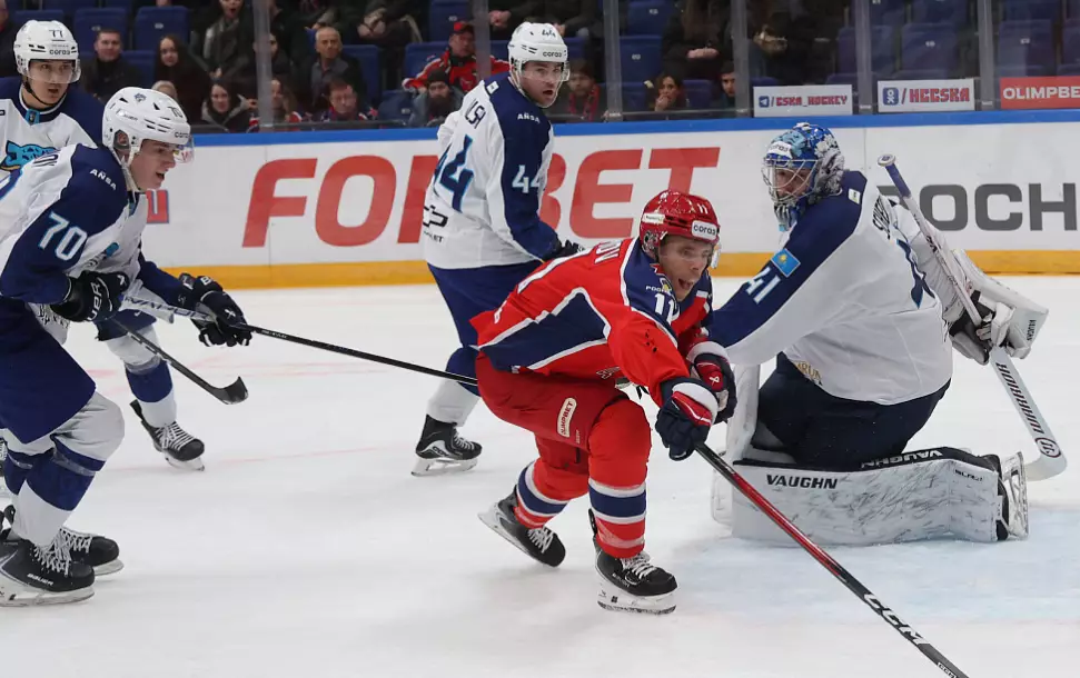 Один бросок решил все: «Барыс» уступил ЦСКА