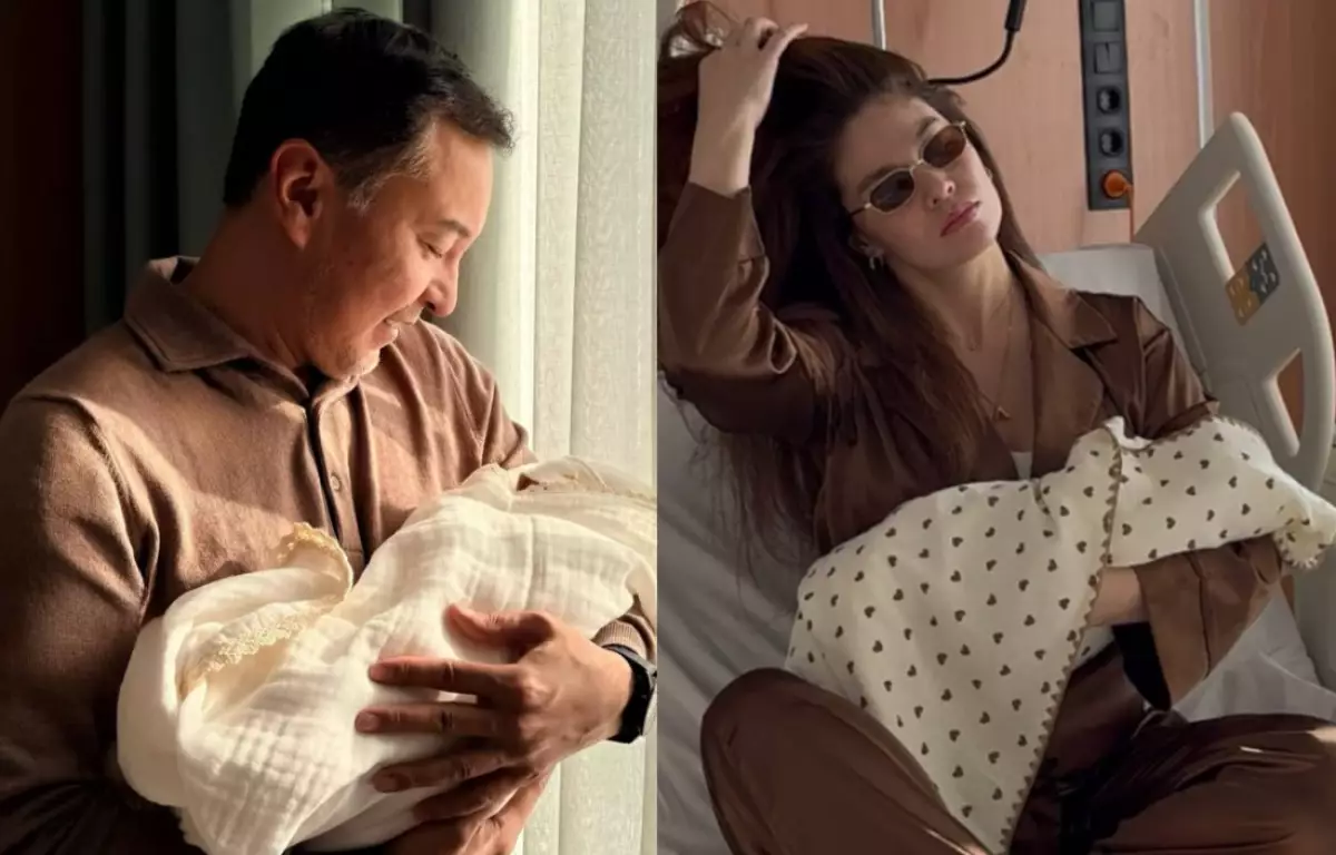 «Менің дұғам»: Ақан Сатаевтың екінші әйелі босанды (ФОТО)