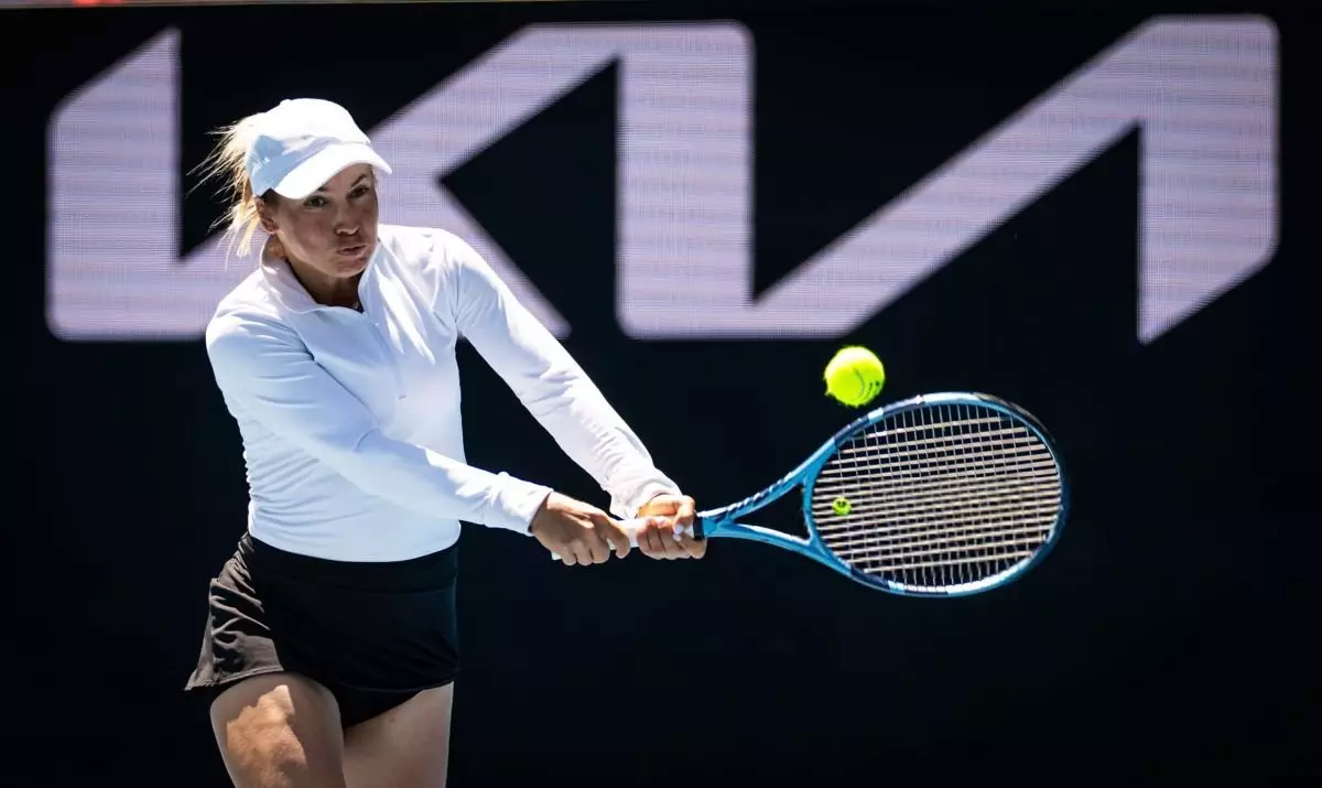 Казахстанская теннисистка устроила скандал на Australian Open