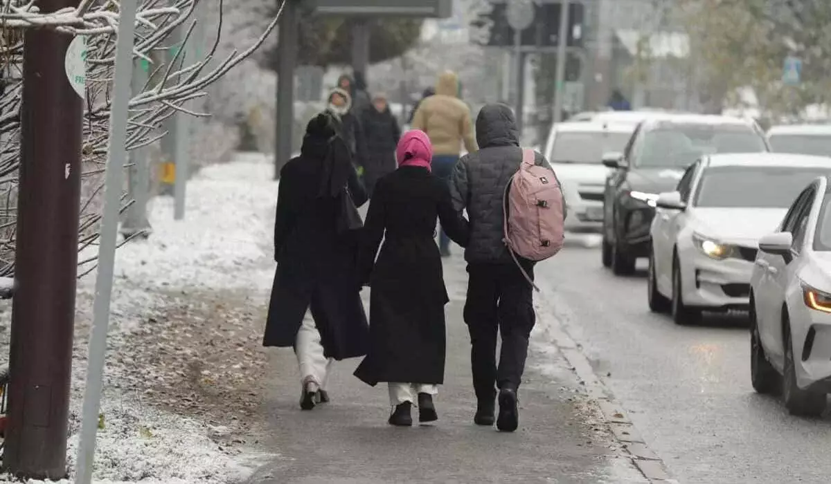 Сильные морозы до -35 градусов ожидаются в Казахстане в выходные