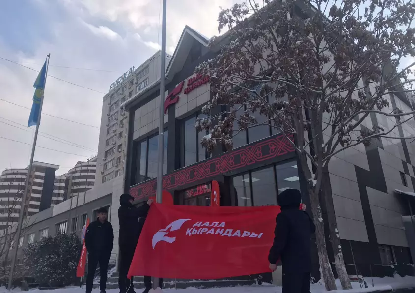 «Дала қырандары» Шымкентте ресми штабын ашып, 30 жасты қатарға қосты