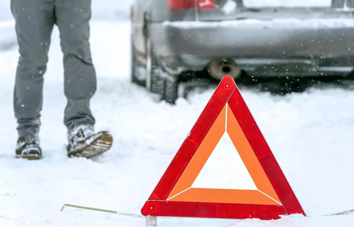 Полицейский автомобиль попал в ДТП в Усть-Каменогорске