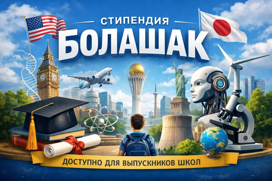 Стипендию «Болашак» расширяют: к программе допустят выпускников школ