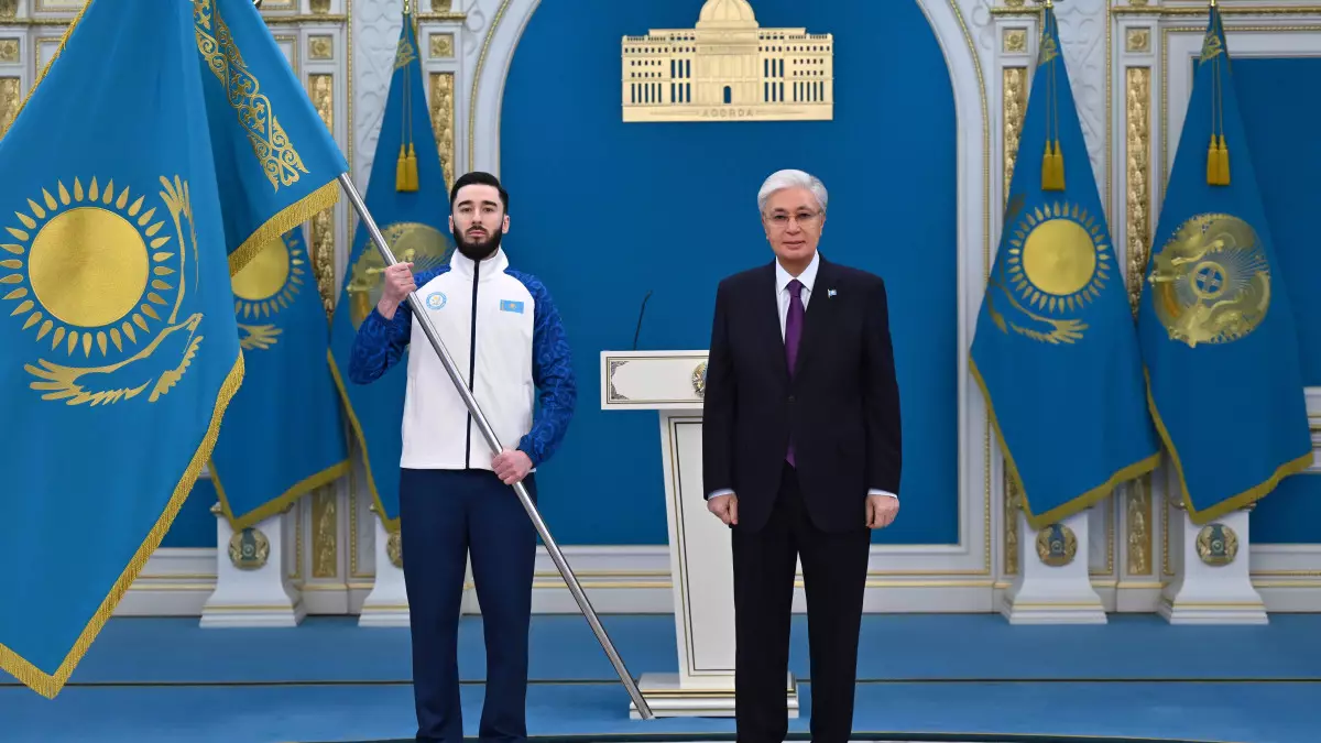 Тоқаев Олимпиада және Паралимпиада құрамасына Мемлекеттік туды табыстады