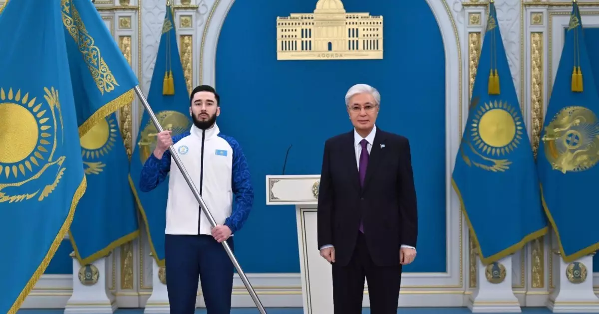  Тоқаев Олимпиада құрамасына Мемлекеттік туды табыстады 