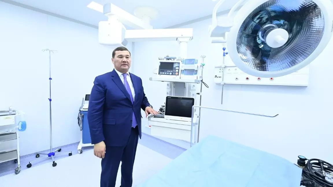 Облыс әкімі Аралда жұқпалы аурулар бөлімшесін ашты