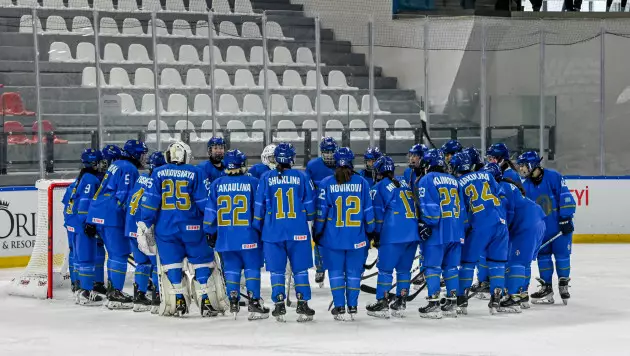 Сборная Казахстана оформила разгром 7:0 на ЧМ по хоккею