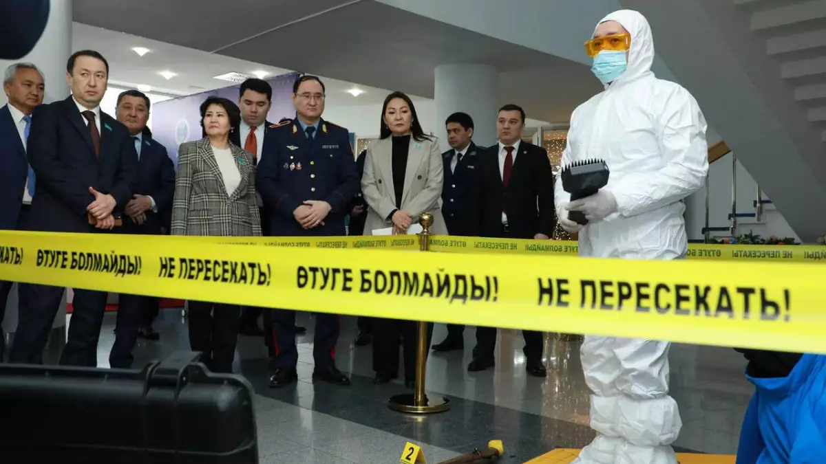 Жасанды интеллект пен дрондар: Астанада заманауи криминалистика көрсетілді