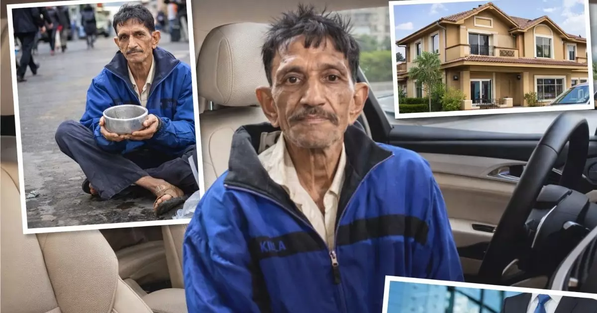  Базарда қайыр сұрап жүрген ер адамның 3 үйі, қымбат көлігі, алпауыт компаниясы бар болып шықты (ФОТО) 